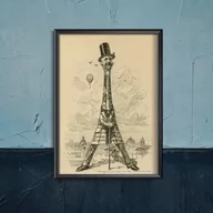 Plakaty - Plakat do pokoju Gustave Eiffel - miniaturka - grafika 1