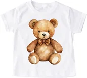 Koszulki dla dziewczynek - koszulka na dzień pluszowego misia pluszowy miś 1 - miniaturka - grafika 1