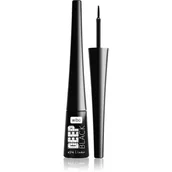 Pędzle do makijażu - WIBO Deep Black Eyeliner Czarny w Pędzelku 3814 - miniaturka - grafika 1