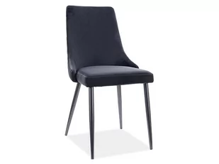 Signal KRZESŁO PIANO B VELVET CZARNY BLUVEL 19 PIANOBVCC - Krzesła - miniaturka - grafika 1
