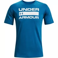 Koszulki męskie - Koszulka męska Under Armour Team Issue Wordmark SS niebieska 1329582 432 - miniaturka - grafika 1