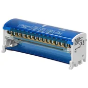 Inne akcesoria elektryczne - Blok rozdzielczy 2-rzędowy, 15 przewodów OR-LZ-8201/15 - miniaturka - grafika 1