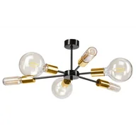 Lampy sufitowe - Lampa sufitowa LAMKUR Starla LM-6.144 A 42787 Czarny  - miniaturka - grafika 1