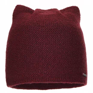 Czapka zimowa damska KITTY Bordo - Czapki damskie - miniaturka - grafika 1