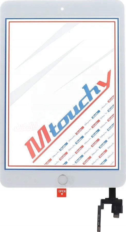 Samsung MUSTTBY Ekran dotykowy + taśma klejąca + Home do iPAD Mini 3 biały