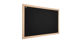 Allboards Tablica kredowa czarna 120x90 cm rama drewniana naturalna - Tablice i flipcharty - miniaturka - grafika 1