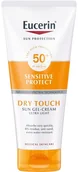 Balsamy i kremy do opalania - Przeciwsłoneczny żel-krem do ciała Eucerin Sun Gel Cream Dry Touch SPF50 200 ml (4005800264214) - miniaturka - grafika 1