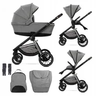 Plecaki - Wózek wielofunkcyjny 2w1 spacerówka gondola adaptery plecak antyrefluks - miniaturka - grafika 1