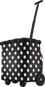 Torby i wózki na zakupy - Koszyk na kółkach Carrycruiser w białe grochy - miniaturka - grafika 1