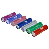 Latarki - Rolson 61693 9 LED latarka aluminiowa, różne kolory - miniaturka - grafika 1