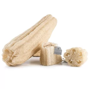 Yasmeen Naturalna Peelingująca Gąbka Luffa / Loofah do mycia ciała i masażu 60 cm + - Rękawice i gąbki do kąpieli - miniaturka - grafika 1