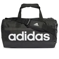 Torby męskie - Torba adidas Essentials Linear Duffel Bag Extra Small HT4744 - czarna - miniaturka - grafika 1