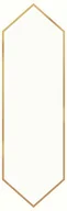 Płytki ceramiczne - Dekor Big Arrow Gold Glossy 12,8X39,8 Cersanit - miniaturka - grafika 1