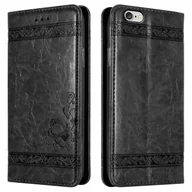 Etui i futerały do telefonów - Etui Cadorabo do Apple iPhone 6 / 6S Etui ochronne w kolorze czarnym Etui na telefon komórkowy Etui Pokrowiec Funkcja podstawki - miniaturka - grafika 1