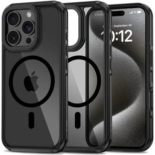 Etui TECH-PROTECT AirHybrid Magsafe do Apple iPhone 16 Pro Max Przezroczysto-czarny - Etui i futerały do telefonów - miniaturka - grafika 1
