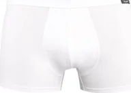 Majtki męskie - Teyli Bokserki męskie bawełniane Levi białe S Biały - miniaturka - grafika 1