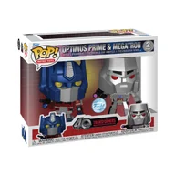 Figurki dla dzieci - Funko POP! Retro Toys, figurka kolekcjonerska, Transformers, Optimus Prime & Megatron, 2pack - miniaturka - grafika 1