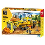 Klocki - ICOM Blocki MyCity Klocki Pojazdy Budowlane Spychacz 250el KB0229 - miniaturka - grafika 1