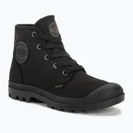 Botki damskie - Buty damskie Palladium Pampa HI black/black - miniaturka - grafika 1