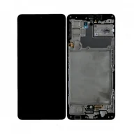 Części serwisowe do telefonów - WYŚWIETLACZ LCD SAMSUNG A42 5G INCELL + RAMKA - miniaturka - grafika 1