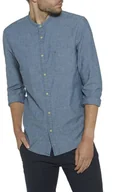 Koszule męskie - Męska koszula Wrangler 1PKT GRANDAD SHIRT L - miniaturka - grafika 1