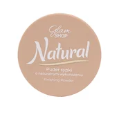 Pudry do twarzy - Glam Shop Puder sypki Natural - miniaturka - grafika 1