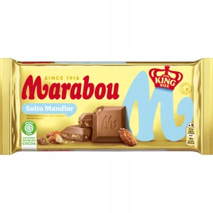 MARABOU CZEKOLADA MLECZNA SALTY ALMOND 220G - Czekolada - miniaturka - grafika 1