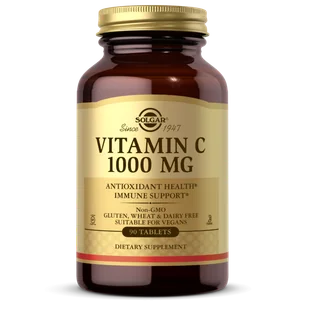 Solgar Vitamin C 1000 mg (90 tabl.) - Witaminy i minerały - miniaturka - grafika 1