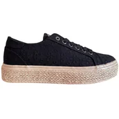 Trampki damskie - Buty damskie Lee Cooper czarne LCW-24-44-2424LA 41 - miniaturka - grafika 1