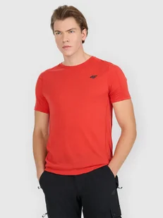 4F Koszulka trekkingowa z wełną merino męska - czerwona L - Koszulki męskie 4F Koszulka trekkingowa z wełną merino męska - czerwona L - Koszulki męskie - miniaturka - grafika 1