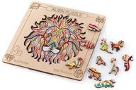 Układanki dla dzieci - Puzzle Drewniane Eko Układanka Boho Lew - miniaturka - grafika 1