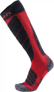 Skarpety termoaktywne - UYN MAGMA MEN''S SKI SOCKS Dark red / Anthracite - grafika 1