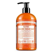 Mydła - Tea Tree Dr Bronners Dr Bronners mydło w płynie do ciała i włosów 355 ml - miniaturka - grafika 1
