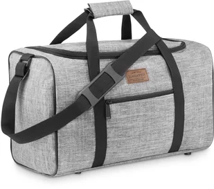 Torba Podróżna Szara Damska Męska, Torba Do Samolotu 40X20X25 20L, Zg836 - Akcesoria podróżnicze - miniaturka - grafika 1