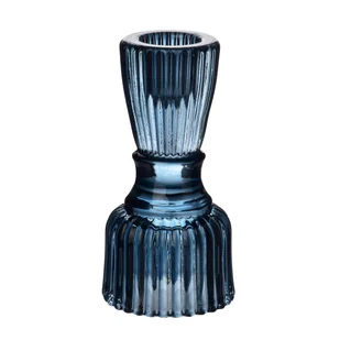 Patricia Blue Świecznik5,1Xh10,2Cm - Świeczniki - miniaturka - grafika 1