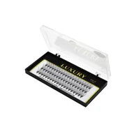 Sztuczne rzęsy i akcesoria - Luxury Lashes Luxury Gold L 12 mm Kępki rzęs o skręcie L - miniaturka - grafika 1