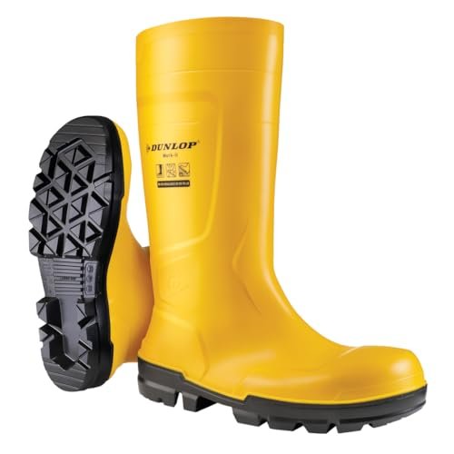 Dunlop Protective Footwear Buty przemysłowe Work-It z pełnym bezpieczeństwem, żółte, rozmiar 40, ŻÓŁTY, 15 UK