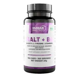 Human Protect NALT + B6 500mg 100vkaps. Poprawa Snu - Witaminy i minerały - miniaturka - grafika 1