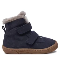 Buty dla chłopców - Kozaki Froddo Minni Suede G2110141-4 S Niebieski - miniaturka - grafika 1