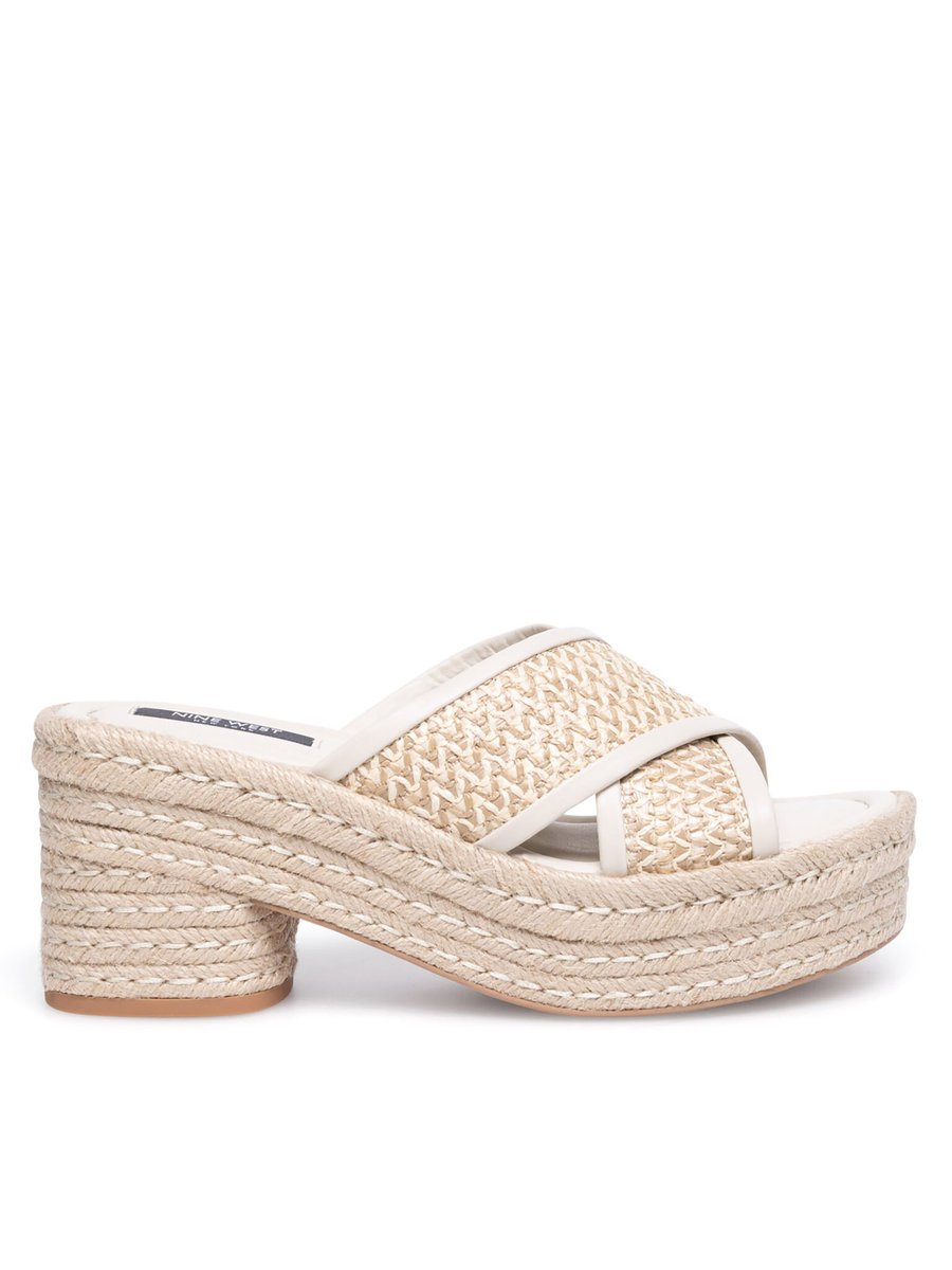 Nine West Espadryle Damskie Beżowy WYL2734-1