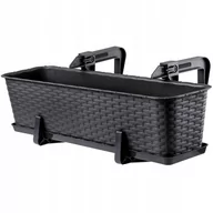 Donice - Skrzynka Balkonowa Doniczka Uchwyty Podstawka 60Cm - miniaturka - grafika 1