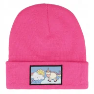 Czapki damskie - Czapka Zimowa Dziecięca UNICORN IN CLOUDS Kucyki Prezent Wzory Różowa - miniaturka - grafika 1