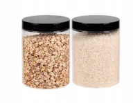 Pojemniki kuchenne - SŁOIK PLASTIKOWY 1000ML POJEMNIK NA ŻYWNOŚĆ 2SZT - miniaturka - grafika 1