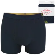 Majtki męskie - Lee Cooper Bokserki Męskie Bawełniane 40938 Granatowe 1 sztuka Rozmiar XXL - miniaturka - grafika 1