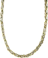 Naszyjniki męskie - 5 mm łańcuszek męski bransoletka łańcuszek męski naszyjnik łańcuszek męski, 80 cm srebrny / złoty łańcuszek ze stali nierdzewnej - miniaturka - grafika 1
