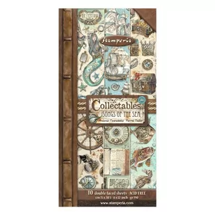 Blok elementów do wycinania Stamperia - SONGS OF THE SEA 15x30 - Scrapbooking - miniaturka - grafika 1