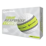 Golf - Taylor Made Tour Response Stripe white 12-pack piłki golfowe - miniaturka - grafika 1