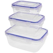 Pojemniki kuchenne - Pojemnik do żywności z uszczelką ZESTAW 3 szt. 122605 - miniaturka - grafika 1