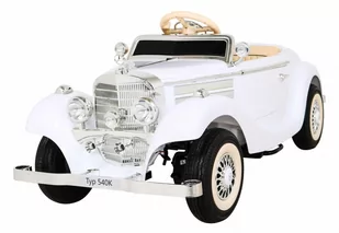 NoName Pojazd Mercedes Benz Retro Typ 540A Biały PA.A200.BIA - Pojazdy elektryczne dla dzieci - miniaturka - grafika 1