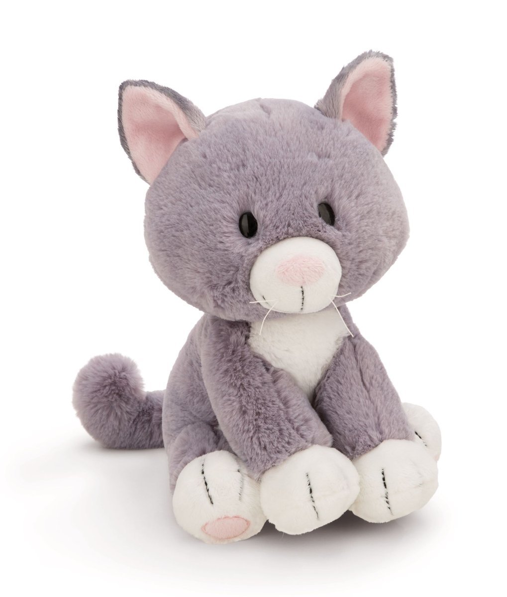 NICI Przytulanka szary kotek siedzący 20 cm